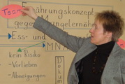 Susanne Töbeck auf einem Seminar
